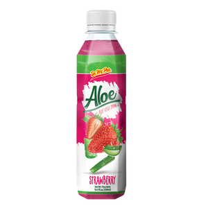 Aloe Vera Drink: Strawberry/Fresa 16.9 fl.oz