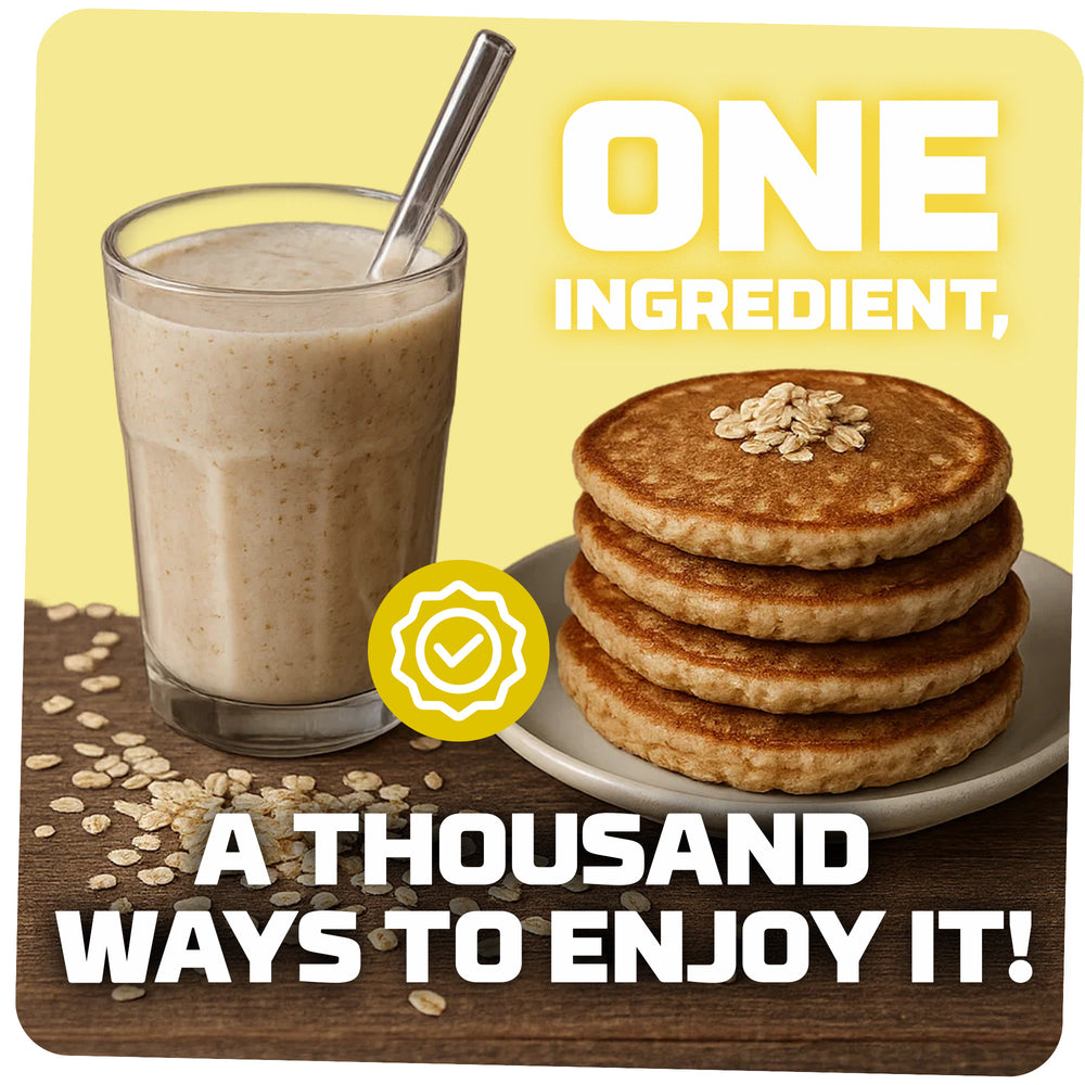 Avena Mosh Rolled Oats | Gluten Free, Quick Cooking, Non GMO, Healthy Snacks, 30 Oz