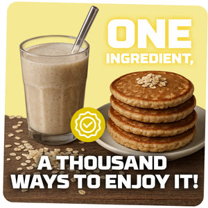 Avena Mosh Rolled Oats | Gluten Free, Quick Cooking, Non GMO, Healthy Snacks, 30 Oz