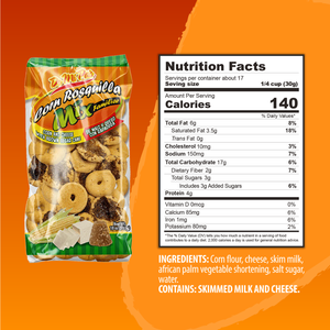 Aros de Maíz y Queso / Rosquilla de Maíz Mix Familiar