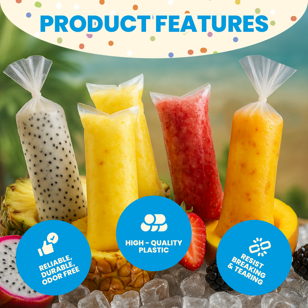 Topogigios Ice Cream Bags, Bolsas para Helados | 100 Bags