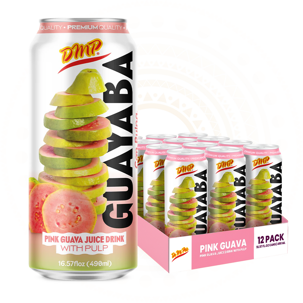 Guava Juice with Pulp | Fruit Beverage with Real Guayaba, Perfect for Drinks and Smoothies, 16.57 Fl Oz