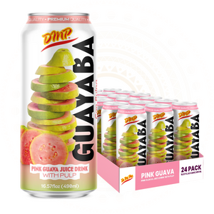 Guava Juice with Pulp | Fruit Beverage with Real Guayaba, Perfect for Drinks and Smoothies, 16.57 Fl Oz