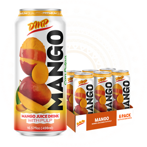 Mango Juice Drink with Pulp | Naturally Sweet Beverage, 16.57 Fl Oz
