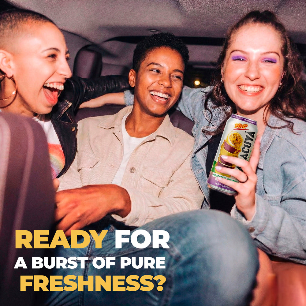Passion Fruit Juice with Pulp, Refreshing Beverage, Perfect for