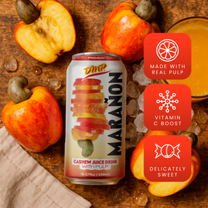 Cashew Juice with Pulp | Marañon Juice, Refreshing Fruit Beverage, 16.57 Fl Oz
