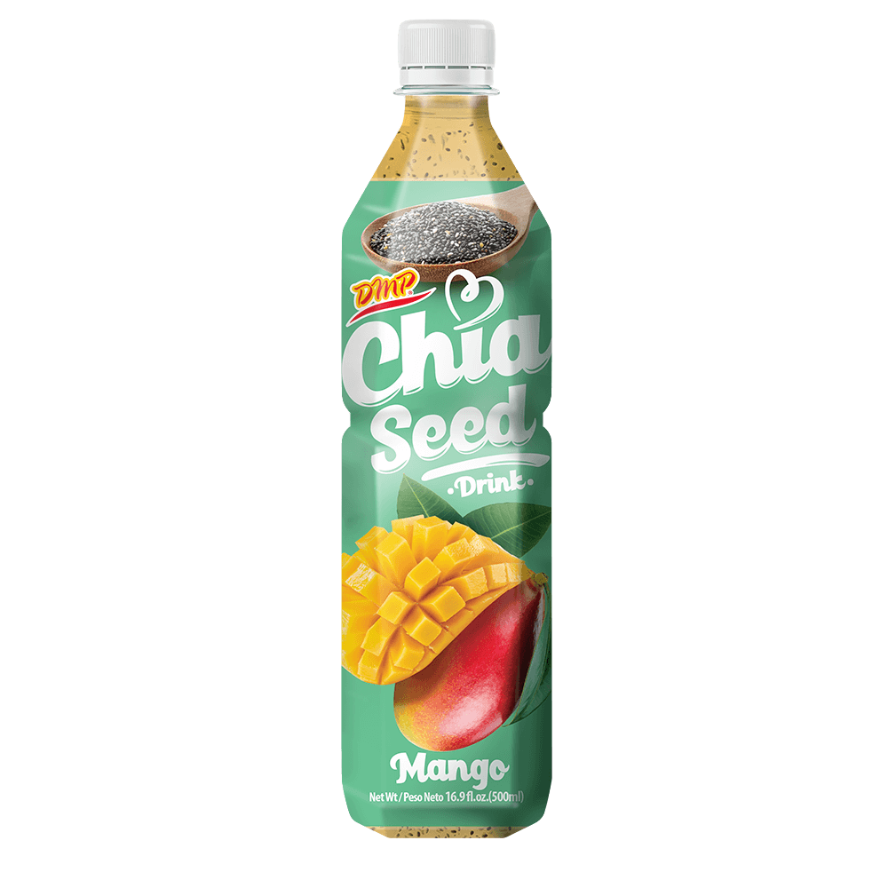 Chia Seed Drink Mango / Bebida de Chia Mango 500mL