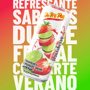 Canned Juice: Strawberry Lemonade / Jugos en Lata: Limonada de Fresa