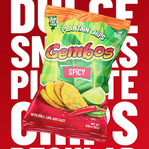 GEMBOS Spicy Plantain Chips / Tajadas de plátano Picante con Limón