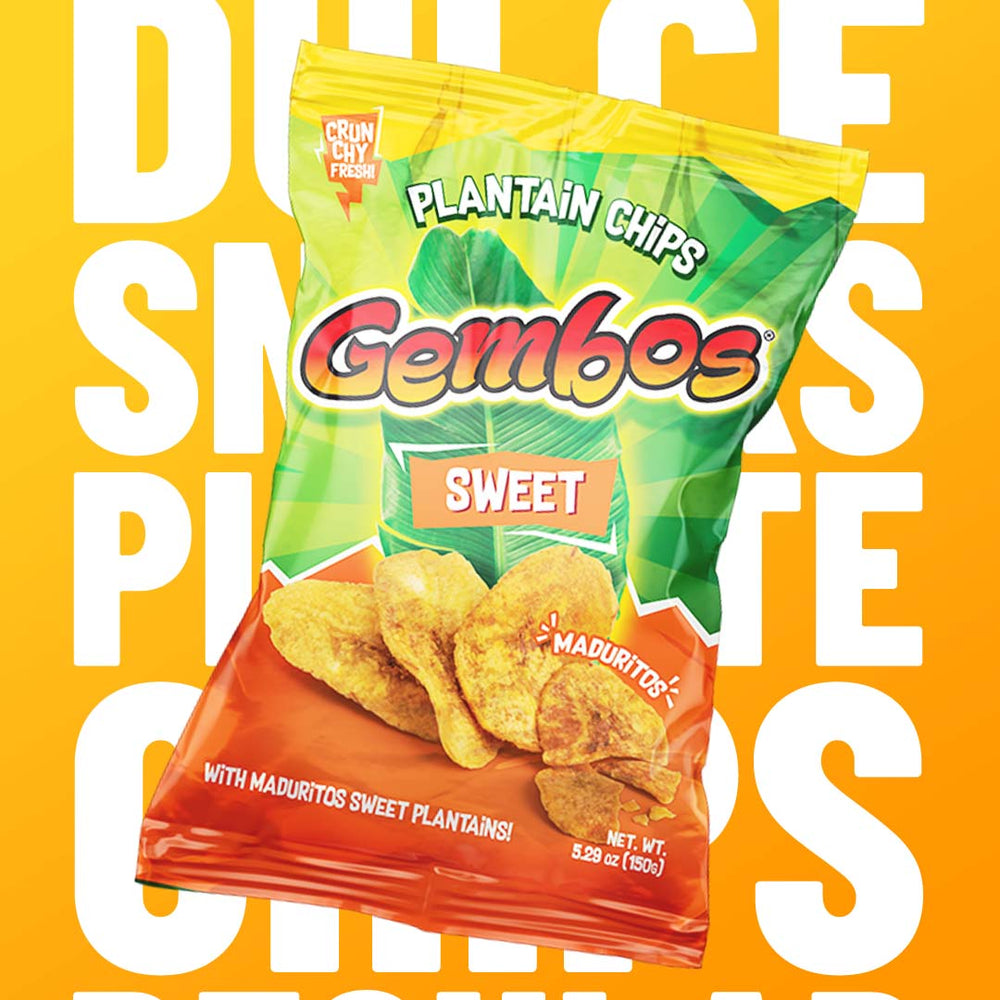 
            
                Load image into Gallery viewer, GEMBOS Sweet Plantain Chips / Tajadas de Plátano Dulce
            
        