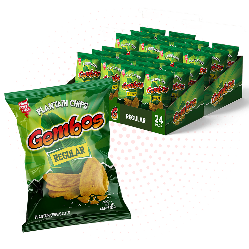 GEMBOS Chips de Plátano con Sal / Tajadas de Plátano con Sal