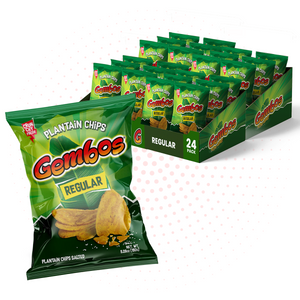 GEMBOS Chips de Plátano con Sal / Tajadas de Plátano con Sal
