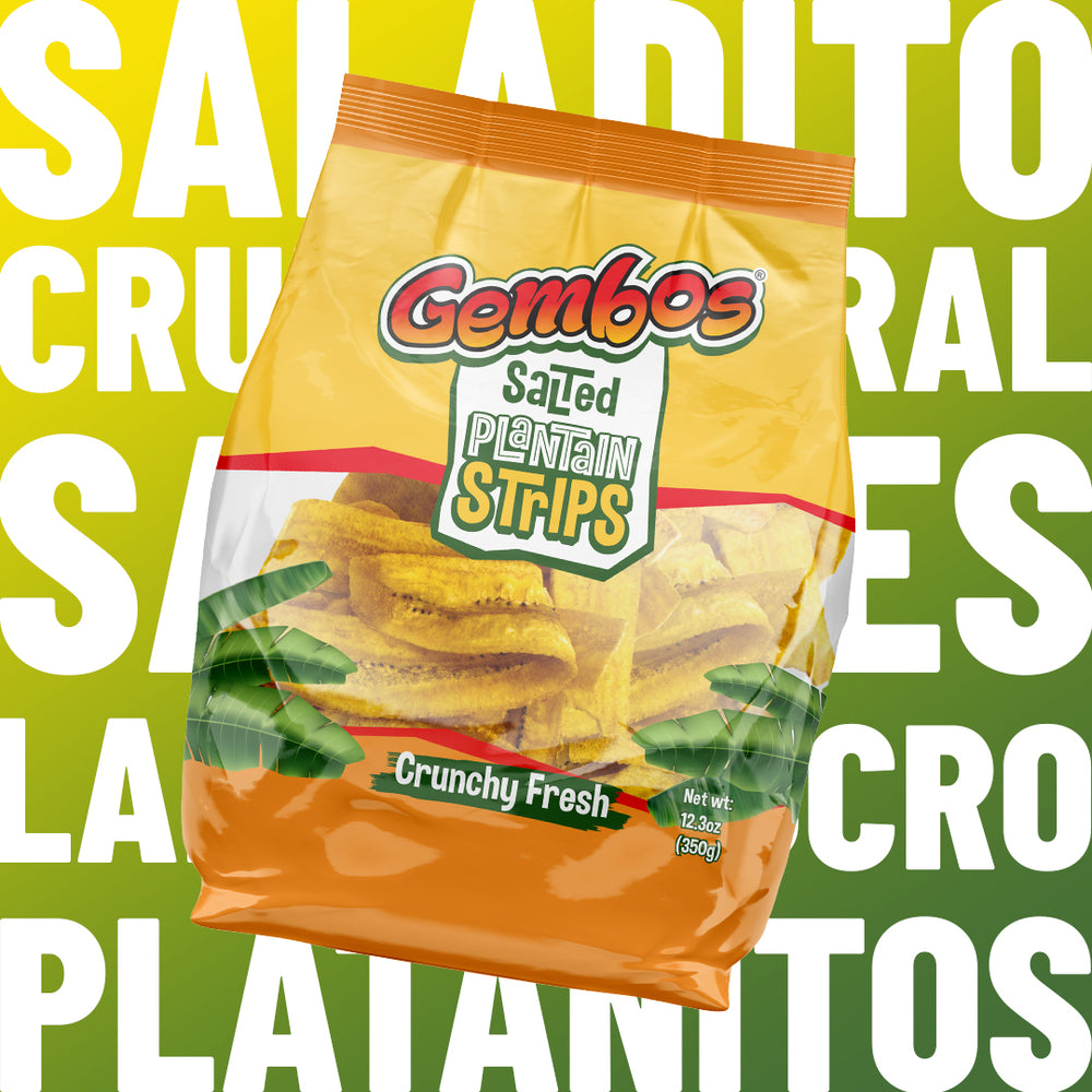 Gembos Salted Plantain Strips 12oz