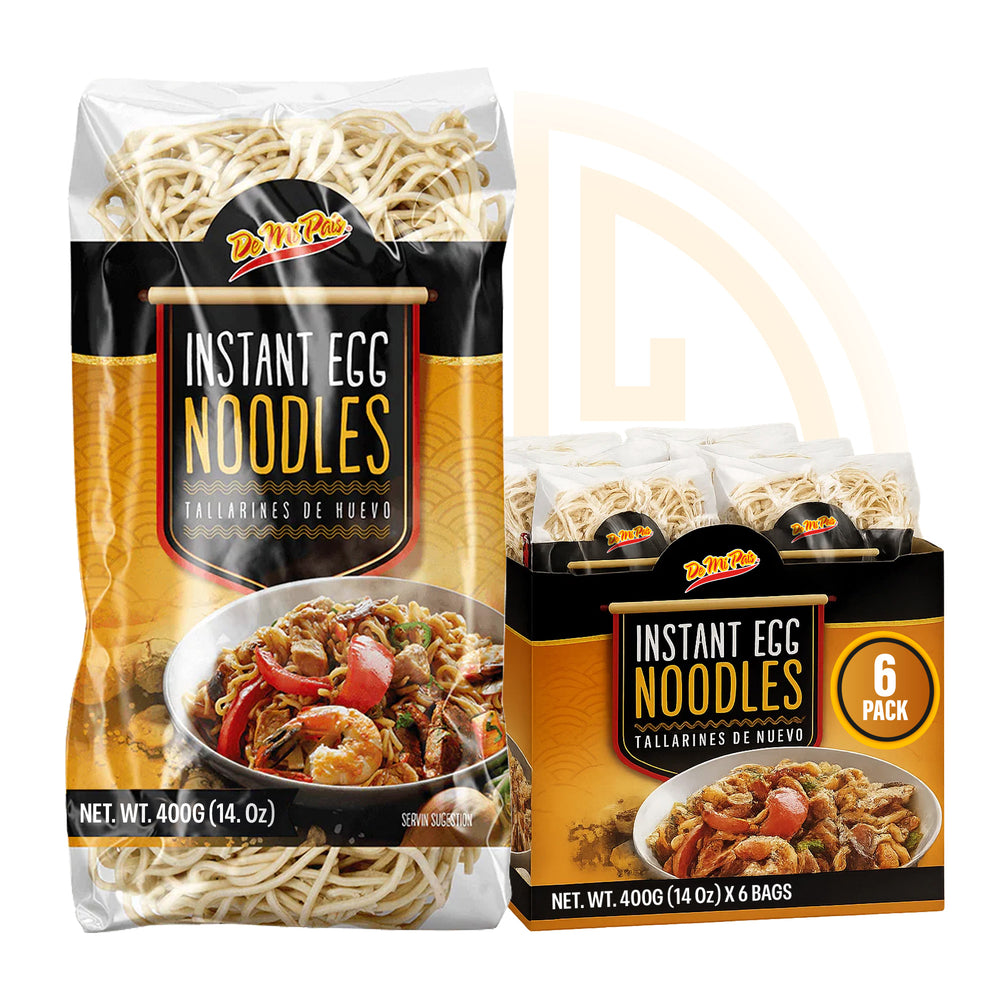 Traditional Instant Egg Noodles for Soup, Stir-Fry, Pasta or Ramen Recipes; Crafted in Cambodia