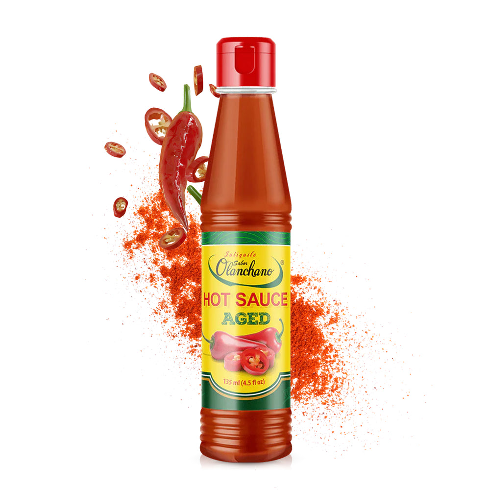 Jutiquile Sabor Olanchano Mild Hot Sauce | Aged Tabasco Pepper Sauce, Pantry Seasoning , 4.5 Fl Oz