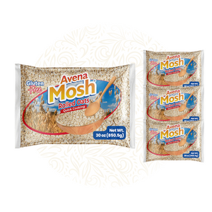 Avena Mosh Rolled Oats | Gluten Free, Quick Cooking, Non GMO, Healthy Snacks, 30 Oz