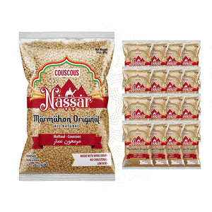 Couscous Marmahon Nassar | Handmade, 100% Whole Wheat, 14 Oz