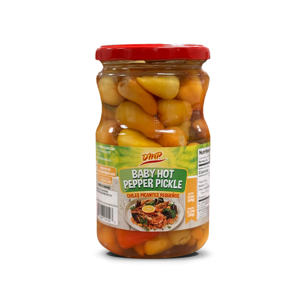 CHILES: Chiles Picantes Pequeños/Baby Hot Pepper Pickles 23.6oz