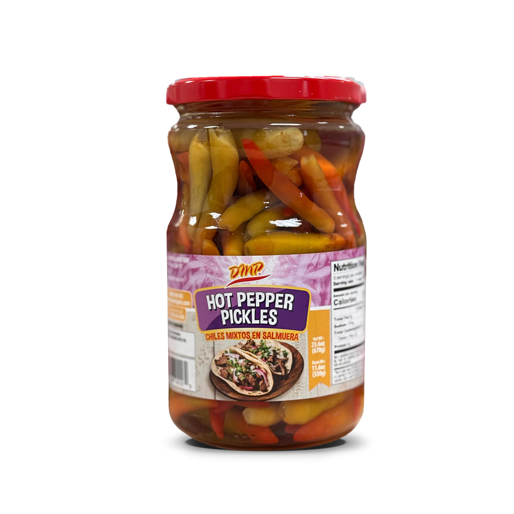 CHILES: Chiles Mixtos en Salmuera/Hot Pepper Pickles 23.6oz