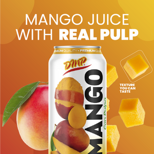 Mango Juice Drink with Pulp | Naturally Sweet Beverage, 16.57 Fl Oz