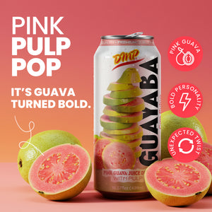 Guava Juice with Pulp | Fruit Beverage with Real Guayaba, Perfect for Drinks and Smoothies, 16.57 Fl Oz