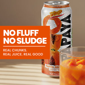 Papaya Juice with Pulp | Perfect Refreshment for Tropical Drinks, 16.57 Fl Oz