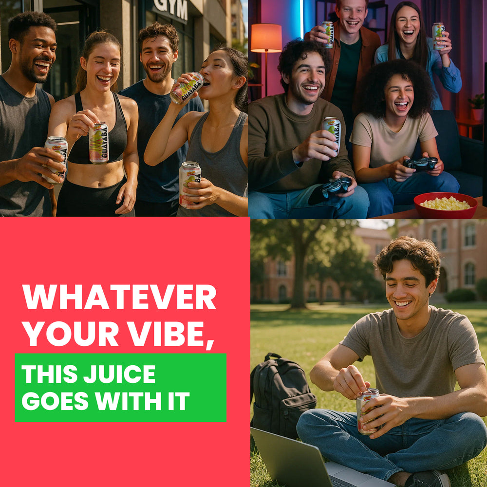 Guava Juice with Pulp | Fruit Beverage with Real Guayaba, Perfect for Drinks and Smoothies, 16.57 Fl Oz