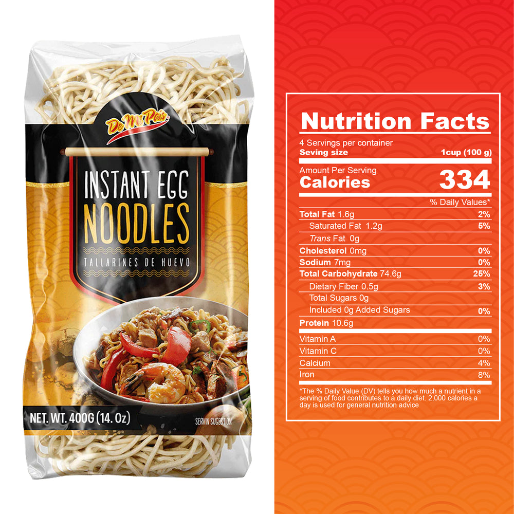 Traditional Instant Egg Noodles for Soup, Stir-Fry, Pasta or Ramen Recipes; Crafted in Cambodia