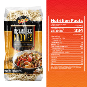Traditional Instant Egg Noodles for Soup, Stir-Fry, Pasta or Ramen Recipes; Crafted in Cambodia