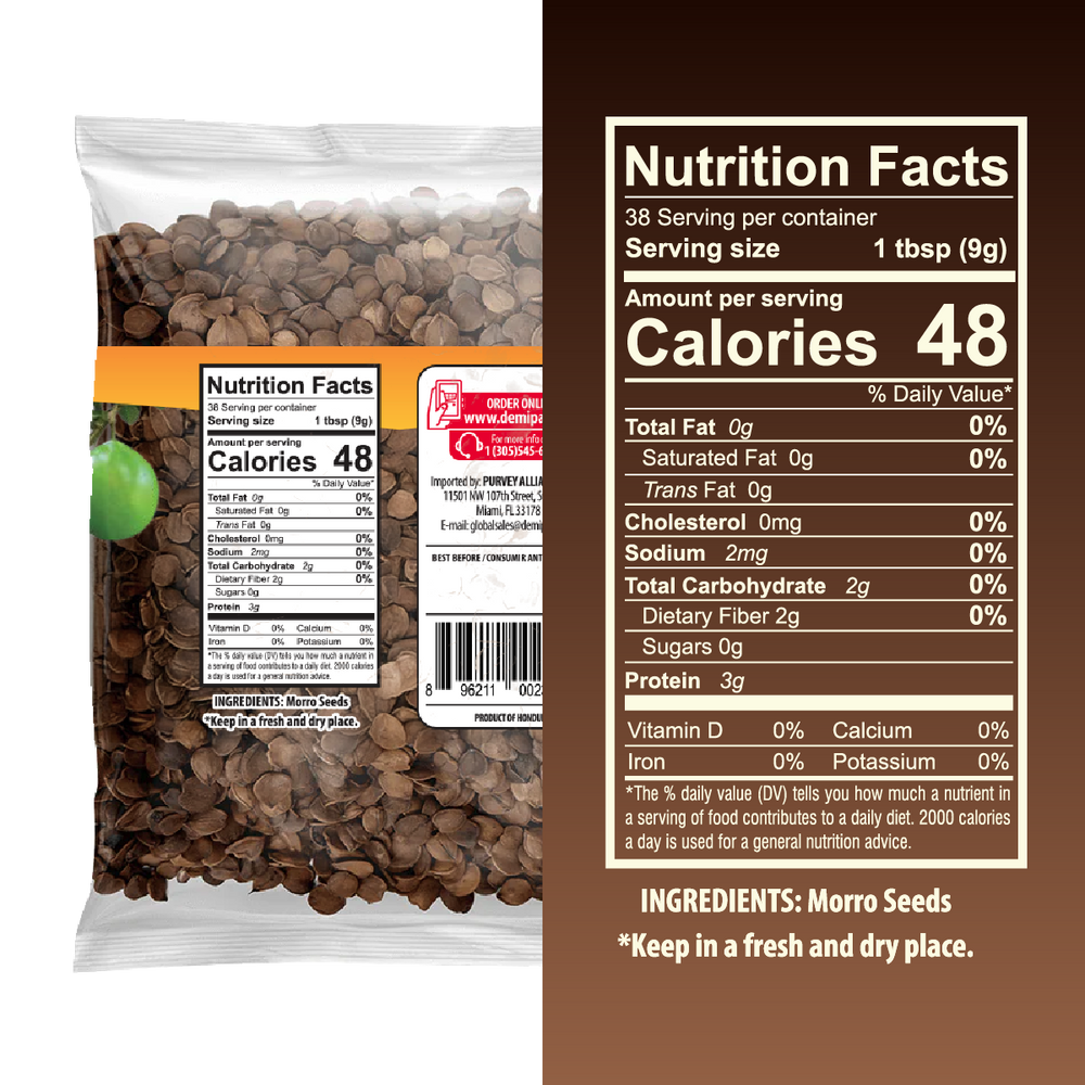 Morro Seeds | Semillas de Morro for Horchata Drink, Orgeat and Groceries, 12 Oz