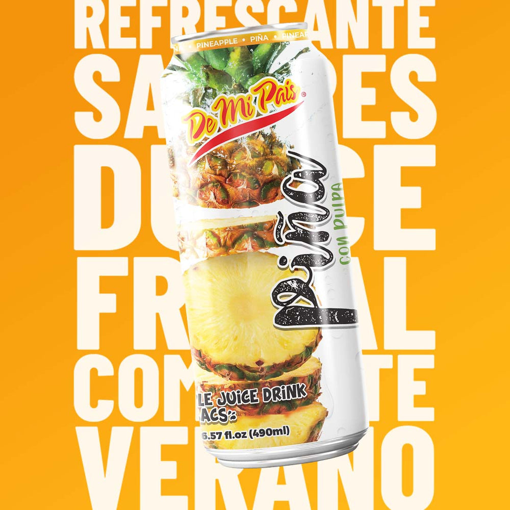 Canned Juice: Pineapple / Jugos en Lata: Piña