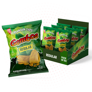 GEMBOS Chips de Plátano con Sal / Tajadas de Plátano con Sal