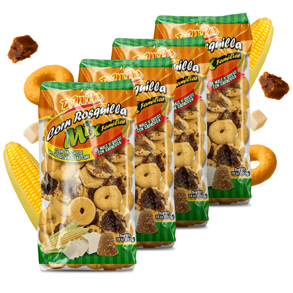 Aros de Maíz y Queso / Rosquilla de Maíz Mix Familiar