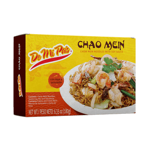 Chao Mein Pequeño con Salsa de Soja / Chao Mein con Salsa Soya Pequeña