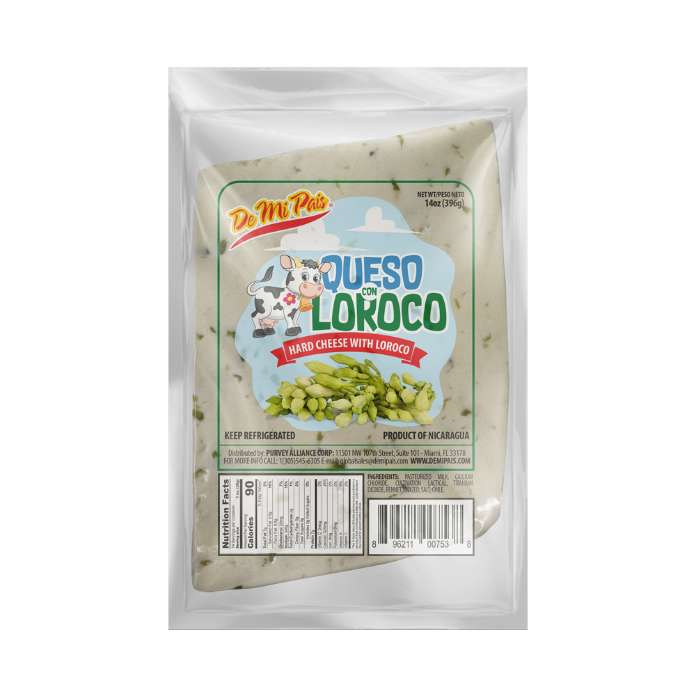 Queso con Loroco / Loroco cheese 12oz