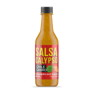 Salsa Calypso Naranja de Chile Cabro / Orange Habanero Hot Sauce 8.4fl.oz