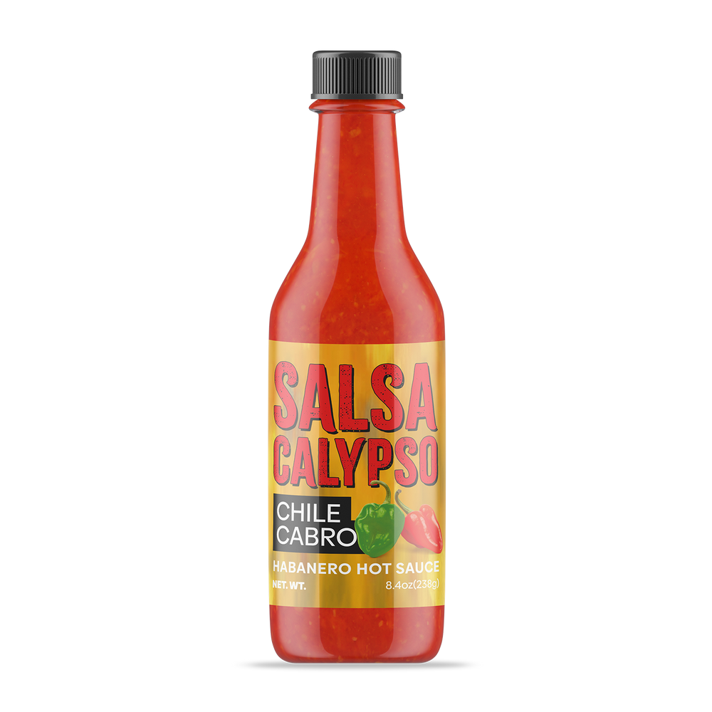 Salsa Calypso Rojo de Chile Cabro / Red Habanero Hot Sauce 8.4fl.oz