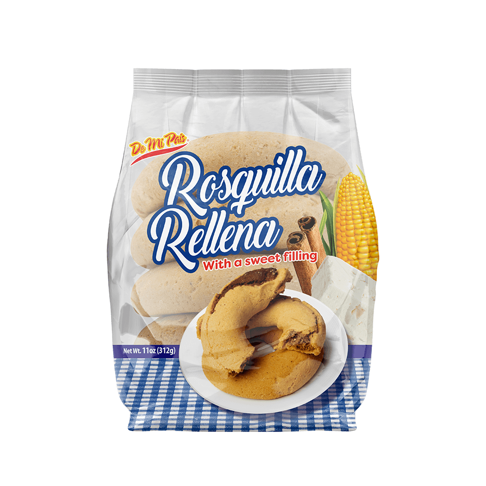Corn Rosquilla with Sweet Filling / Rosquilla de Maíz Rellena