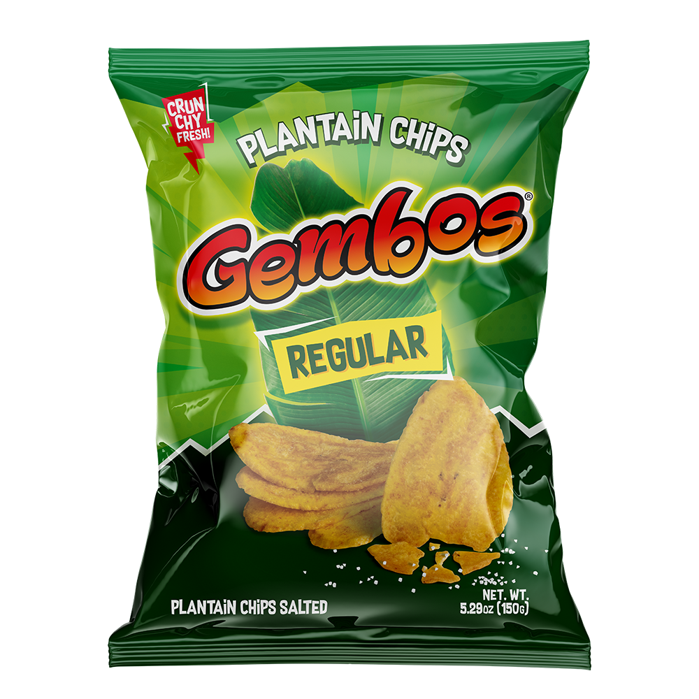 GEMBOS Plantain chips with Salt / Tajadas de Plátano con Sal