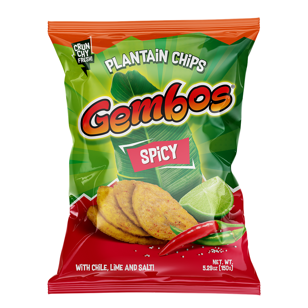 GEMBOS Spicy Plantain Chips / Tajadas de plátano Picante con Limón