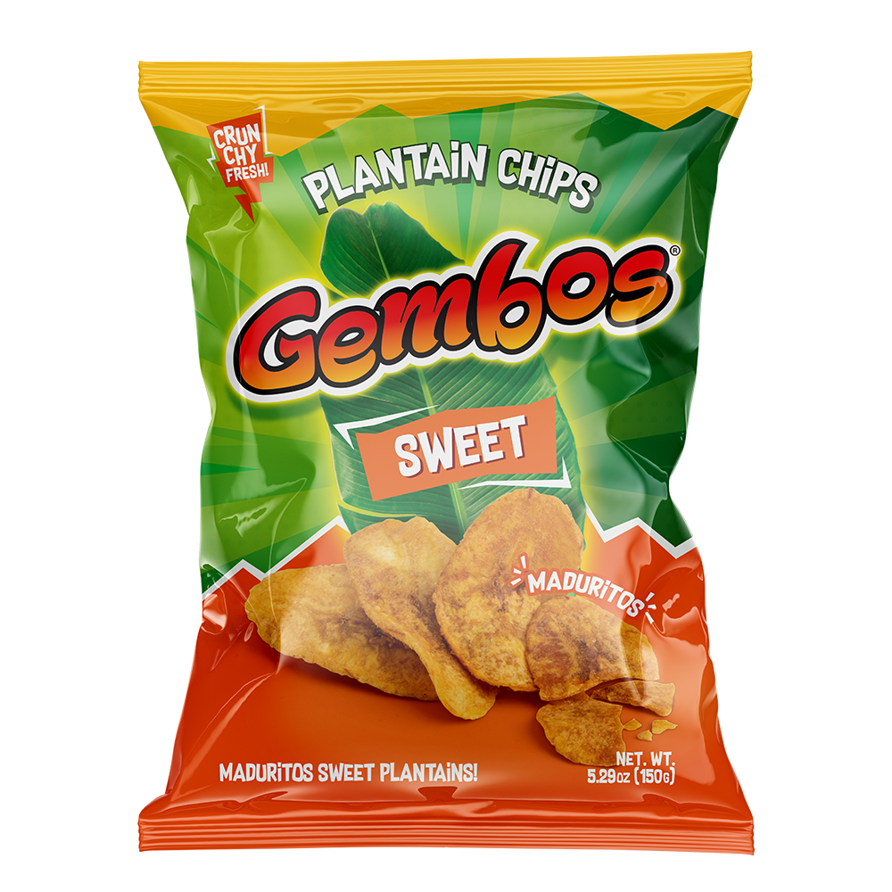 GEMBOS Sweet Plantain Chips / Tajadas de Plátano Dulce